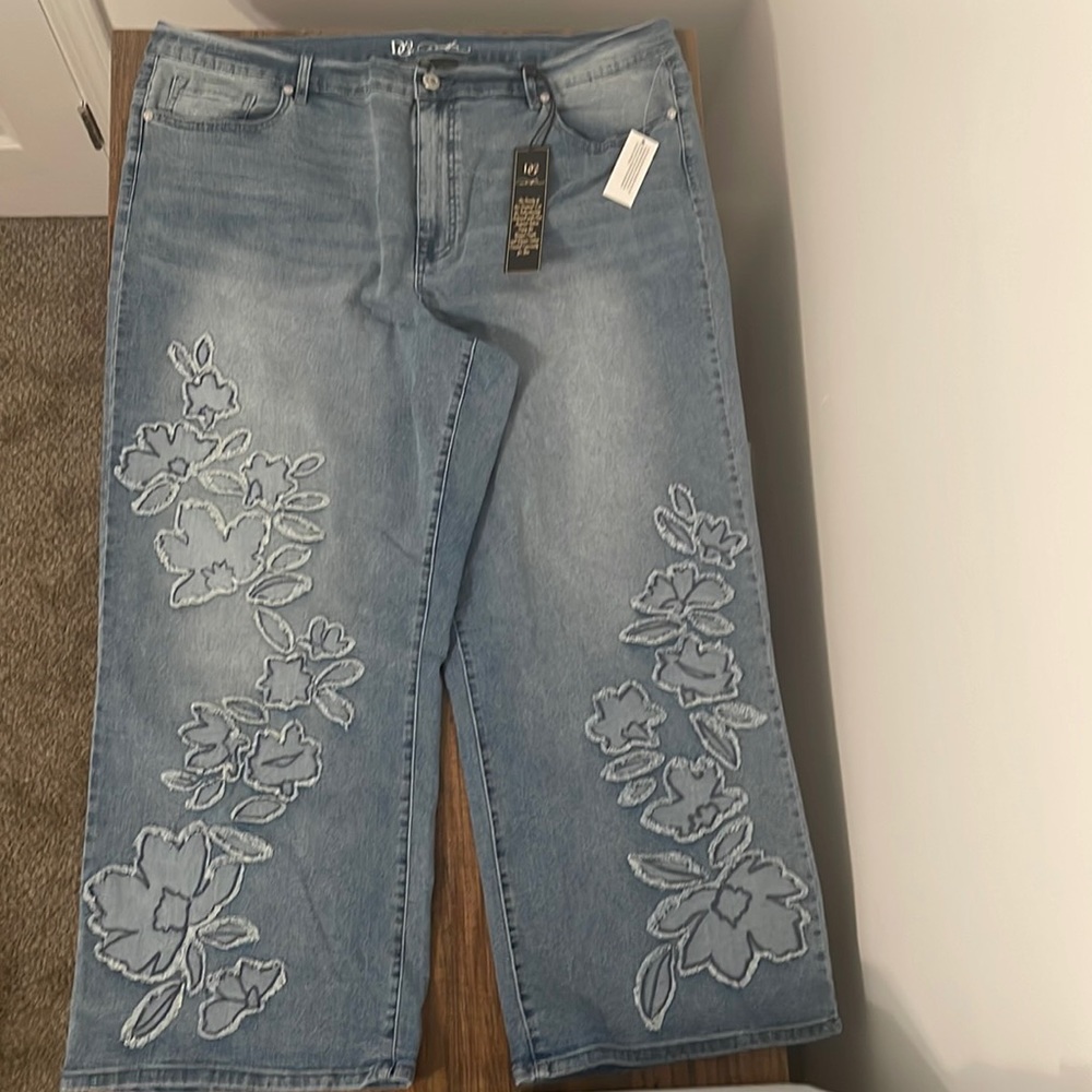 Diane Gilman blue jeans